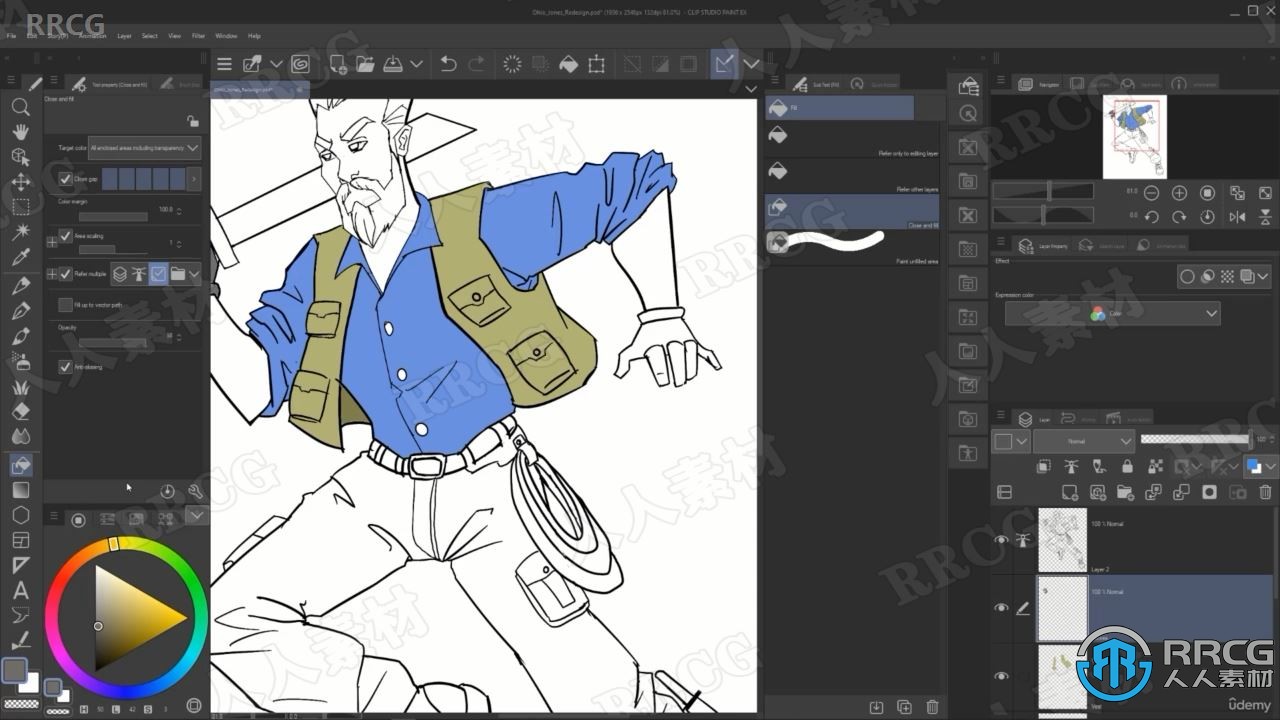 【中文字幕】Clip Studio Paint数字艺术创作工作流程视频教程