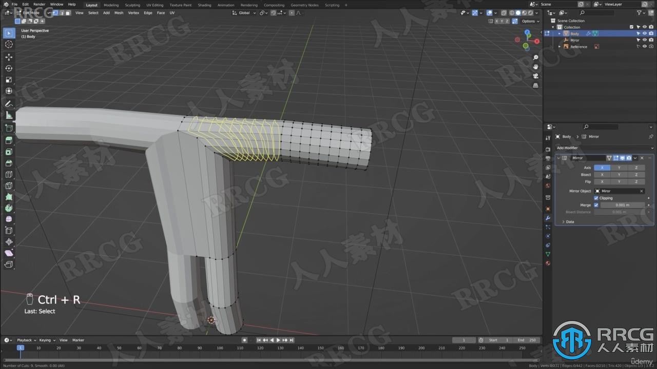 【中文字幕】Blender角色动画制作基础核心技术视频教程