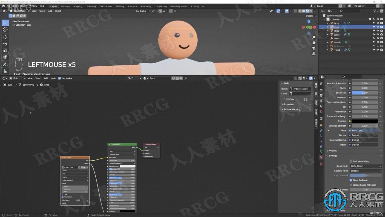 【中文字幕】Blender角色动画制作基础核心技术视频教程