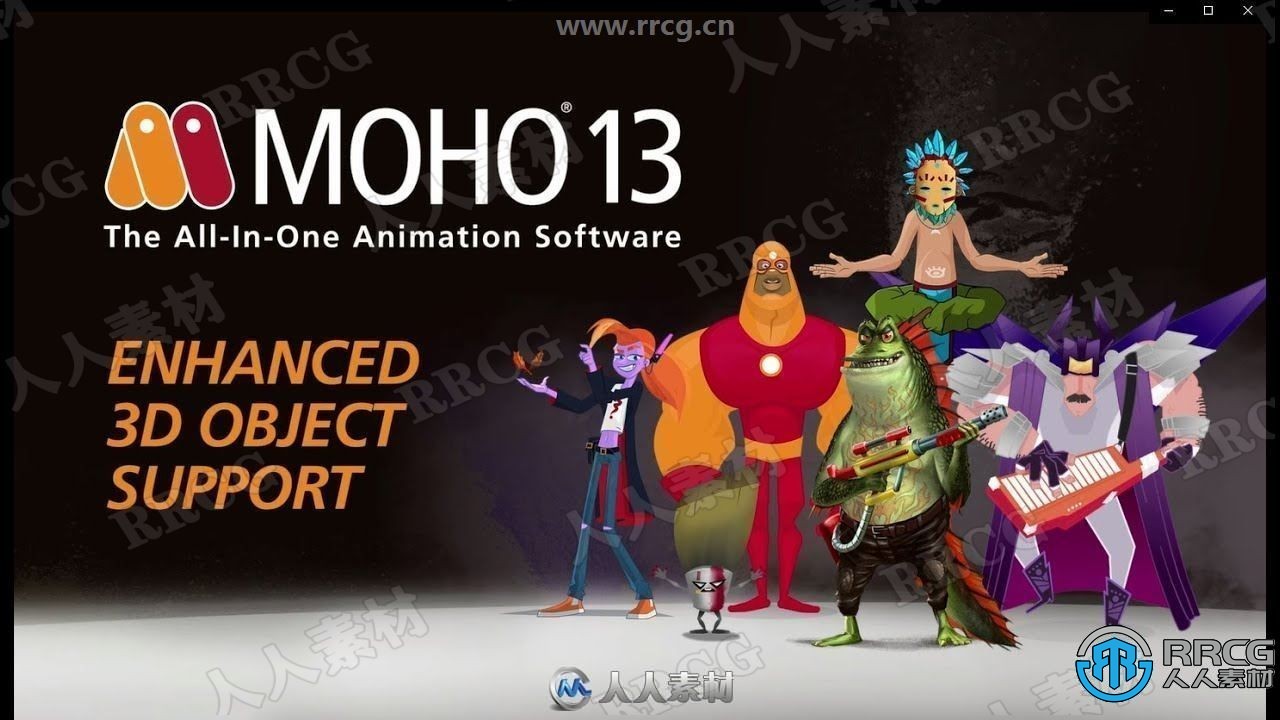 Smith Micro Moho Pro二维动画制作软件V13.5.5版