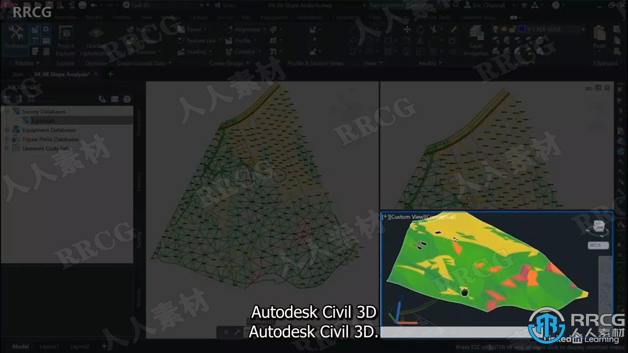 【中文字幕】Autodesk Civil 3D 2023土木工程核心技术训练视频教程