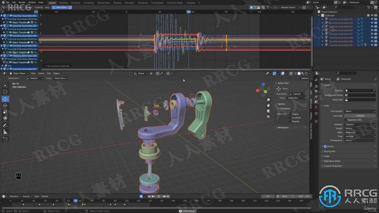 【中文字幕】Blender 3D产品工业设计建模技术视频课程