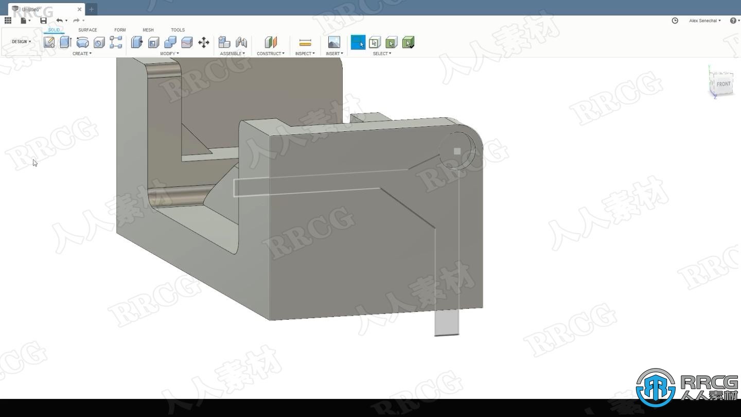 Fusion 360手榴弹游戏模型实例制作视频教程