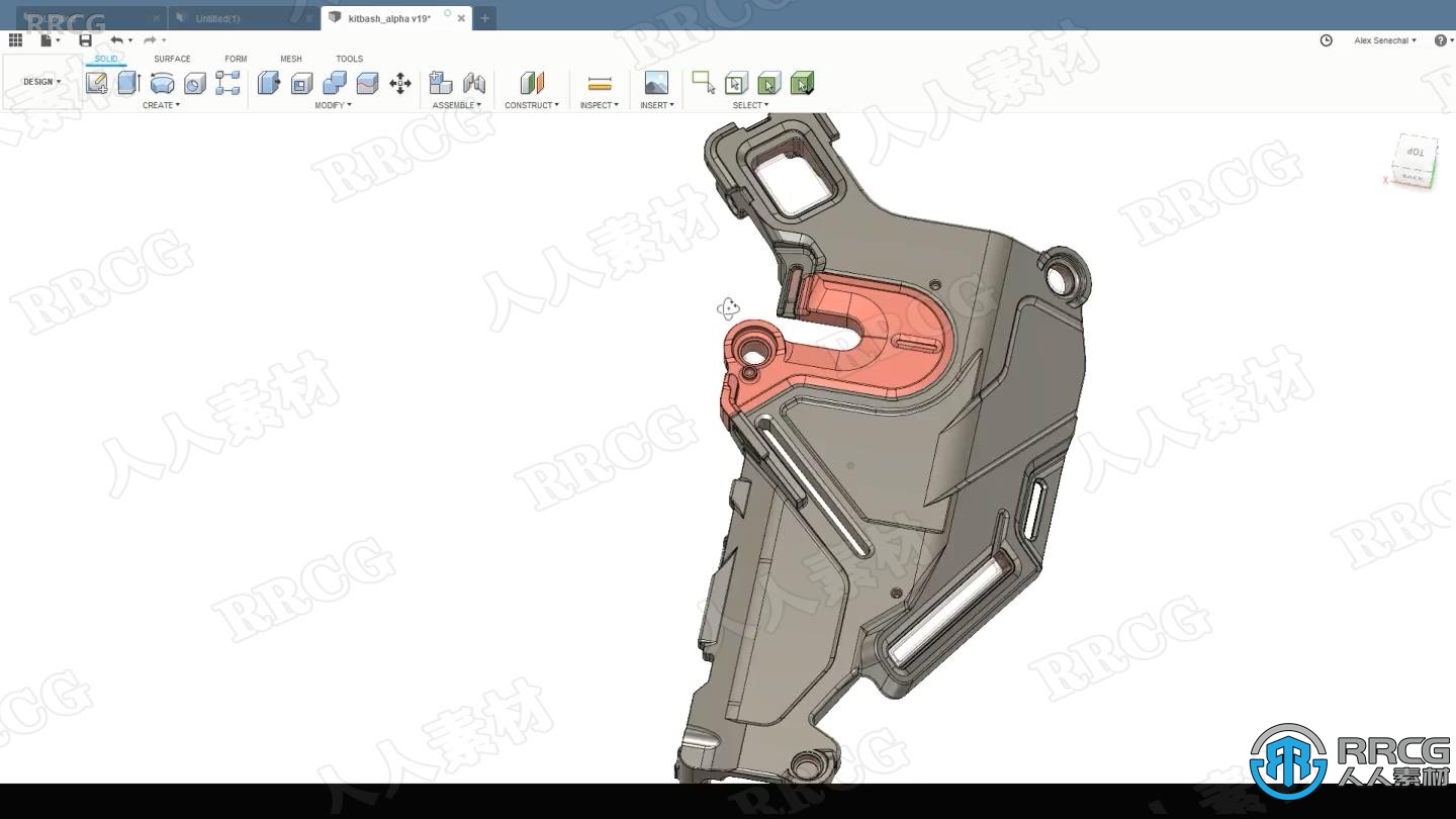 Fusion 360手榴弹游戏模型实例制作视频教程