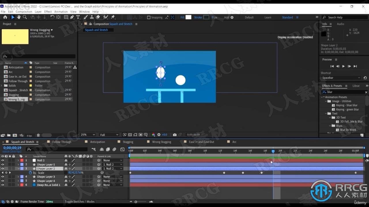 【中文字幕】After Effects CC 2022 MG图形动画从入门到精通视频教程