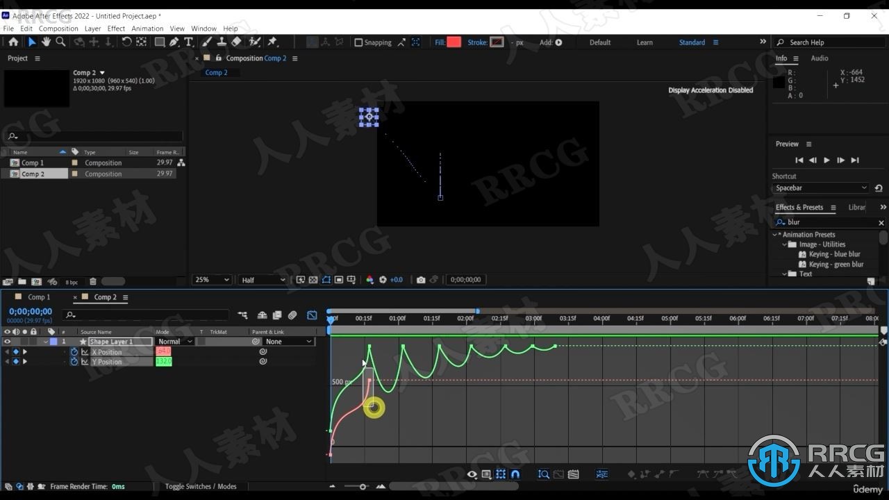 【中文字幕】After Effects CC 2022 MG图形动画从入门到精通视频教程