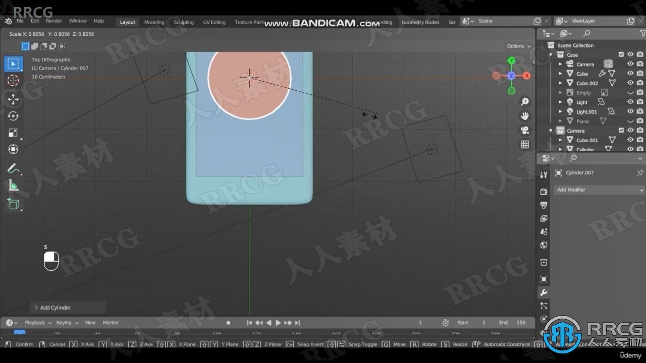 【中文字幕】Blender 3.2苹果手机iPhone完整实例制作视频课程