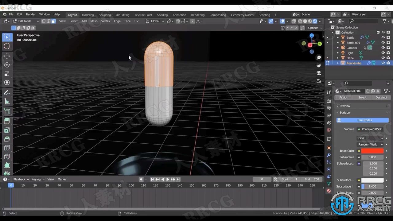 【中文字幕】Blender药瓶填充3D动画实例制作视频教程