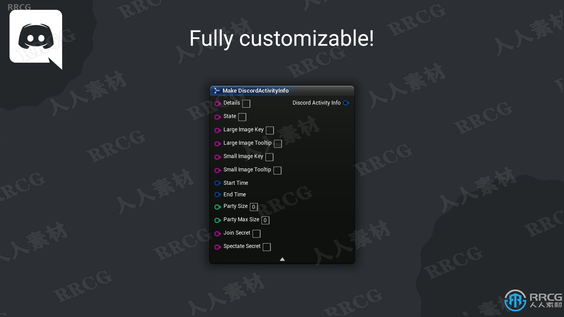 Discord Rich Presence分享蓝图插件Unreal Engine游戏素材资源