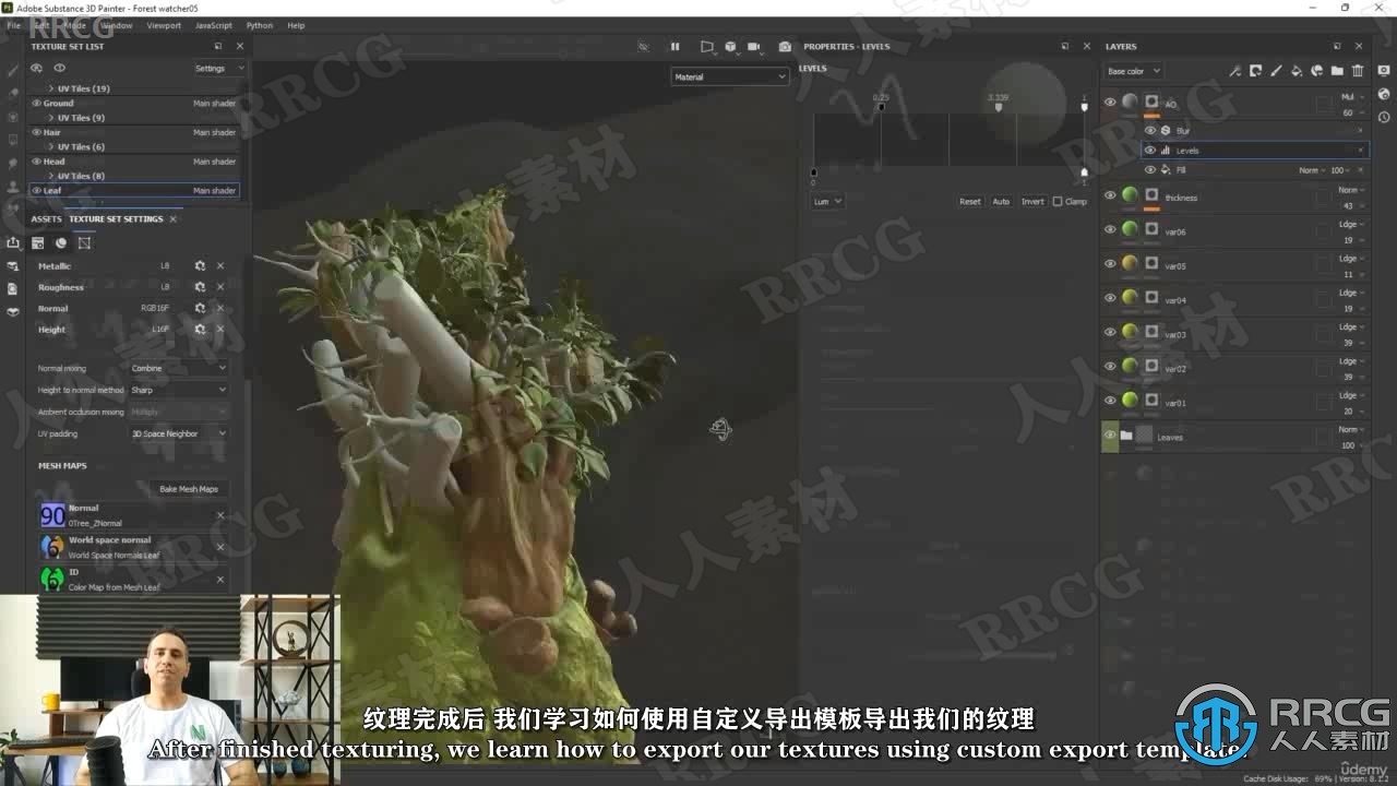 【中文字幕】Substance 3D Painter专业纹理贴图制作大师级视频课程