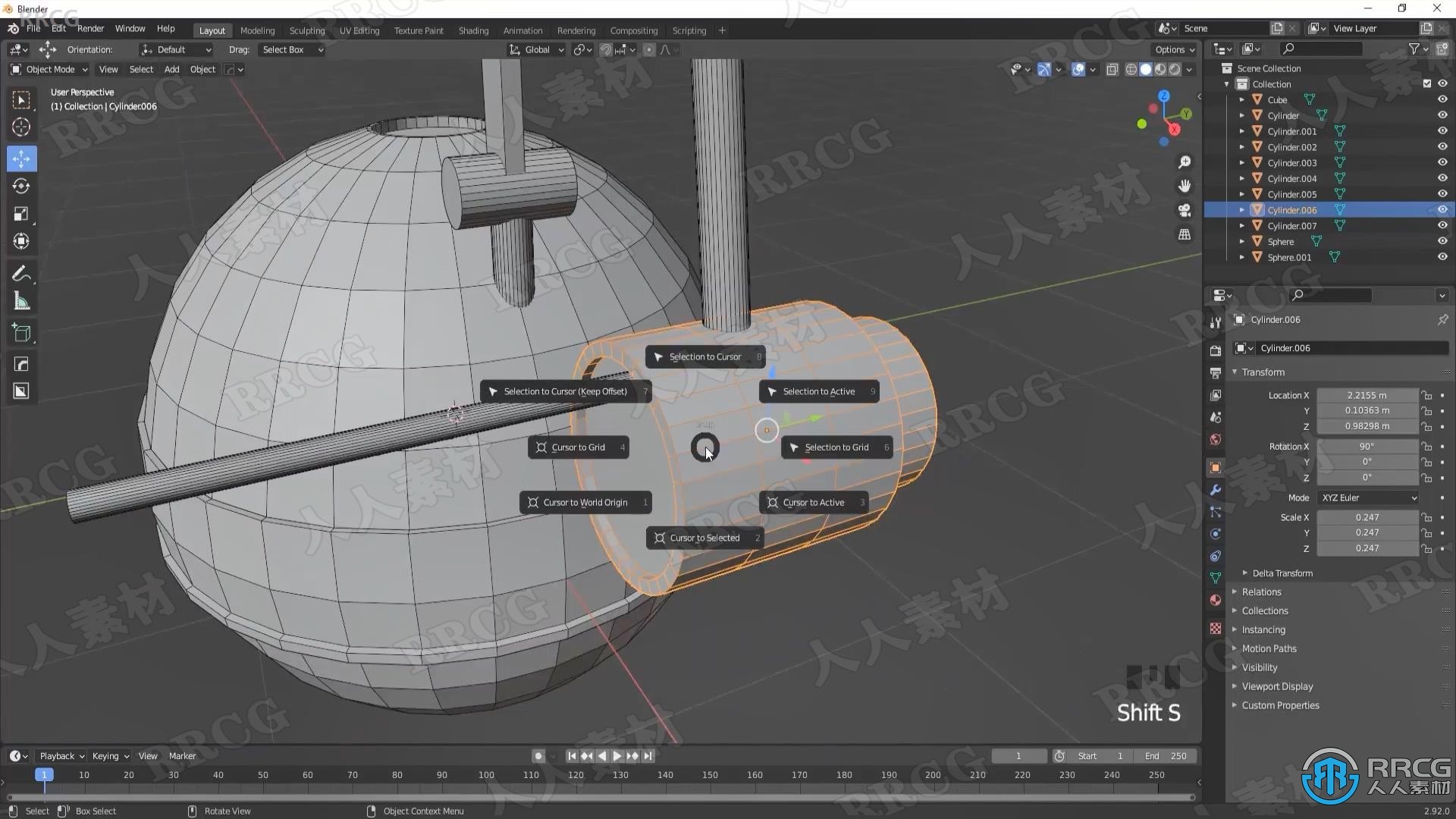 Blender科幻战争机器人完整建模技术视频课程