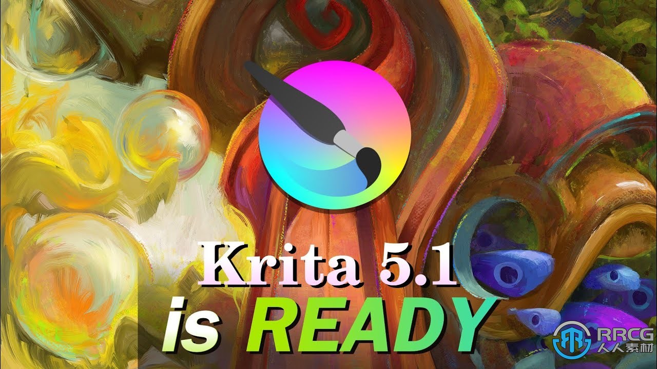 Krita 5.1版已经发布了 重新设计了填充和连续选择工具