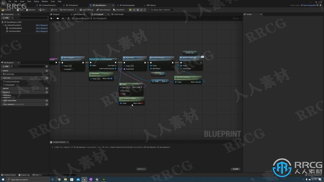 UE5虚幻引擎魂类动作RPG游戏完整制作流程视频教程