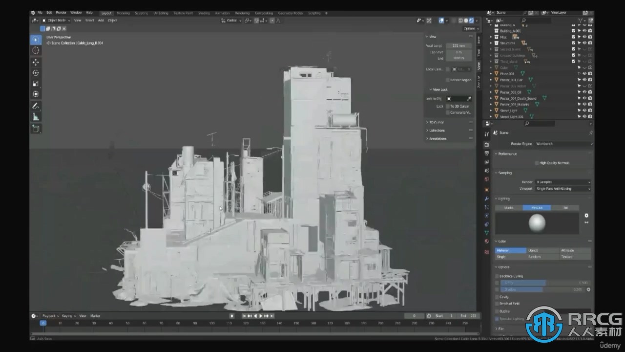 3DCoat城镇环境场景模块化设计训练视频教程