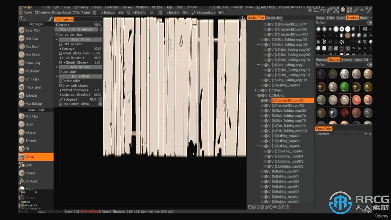 3DCoat城镇环境场景模块化设计训练视频教程