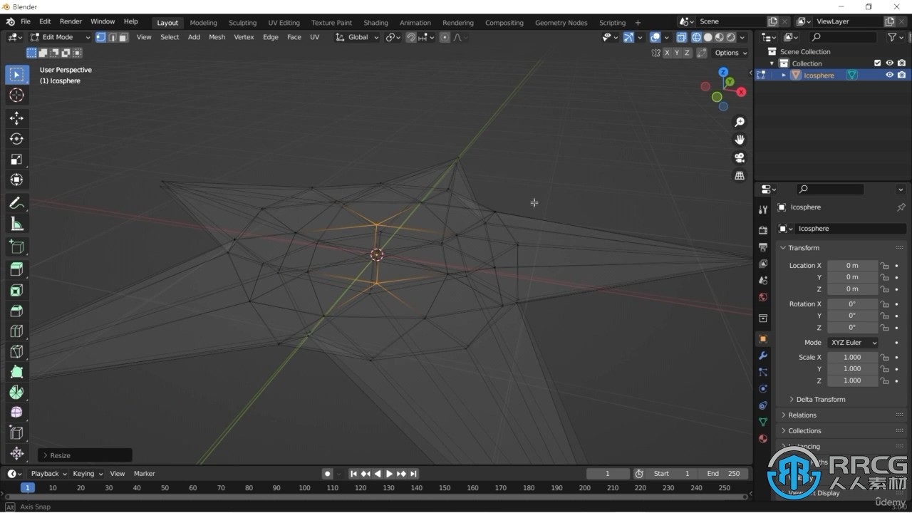 Blender游戏资产建模基础知识训练视频教程