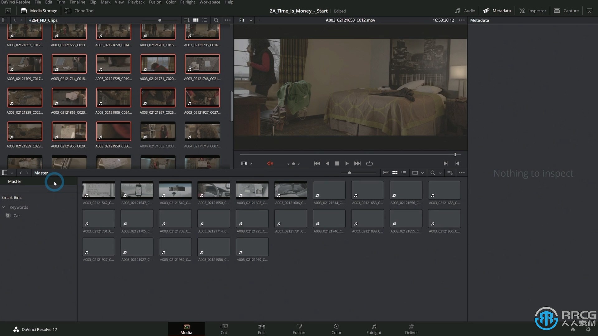 DaVinci Resolve 17短片制作实用技术全面训练视频教程