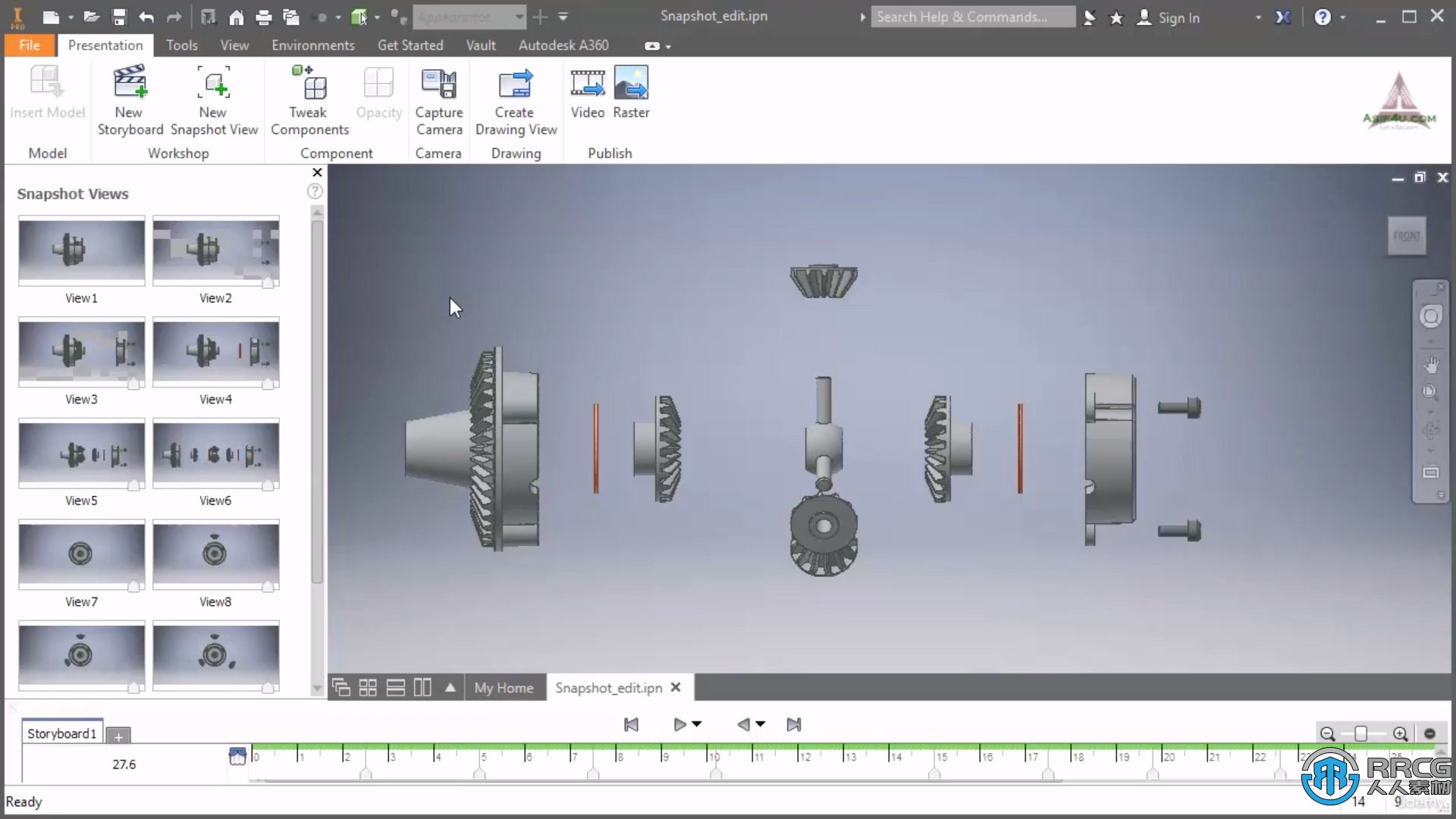 【中文字幕】Autodesk Inventor 2022基础核心技能训练视频教程