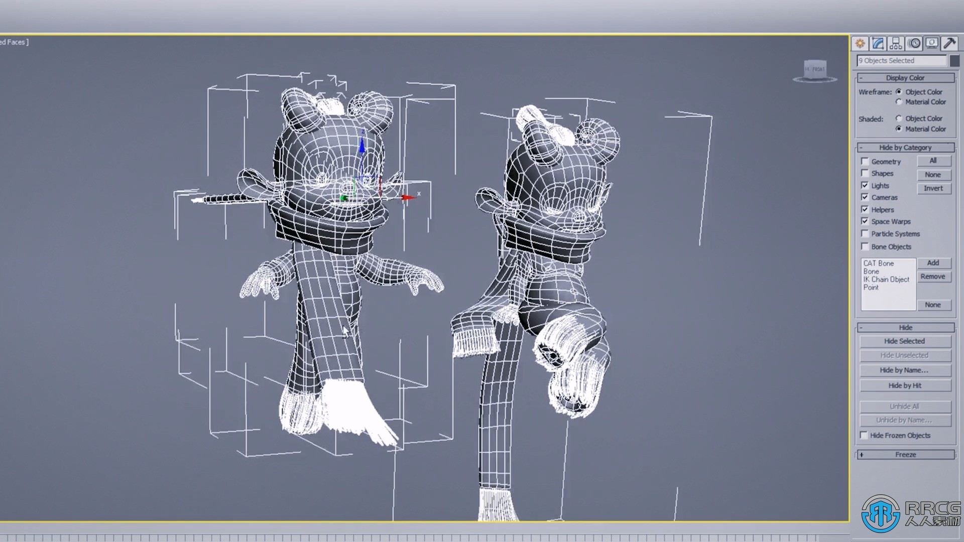 3dsmax卡通人物专业建模技术训练视频教程