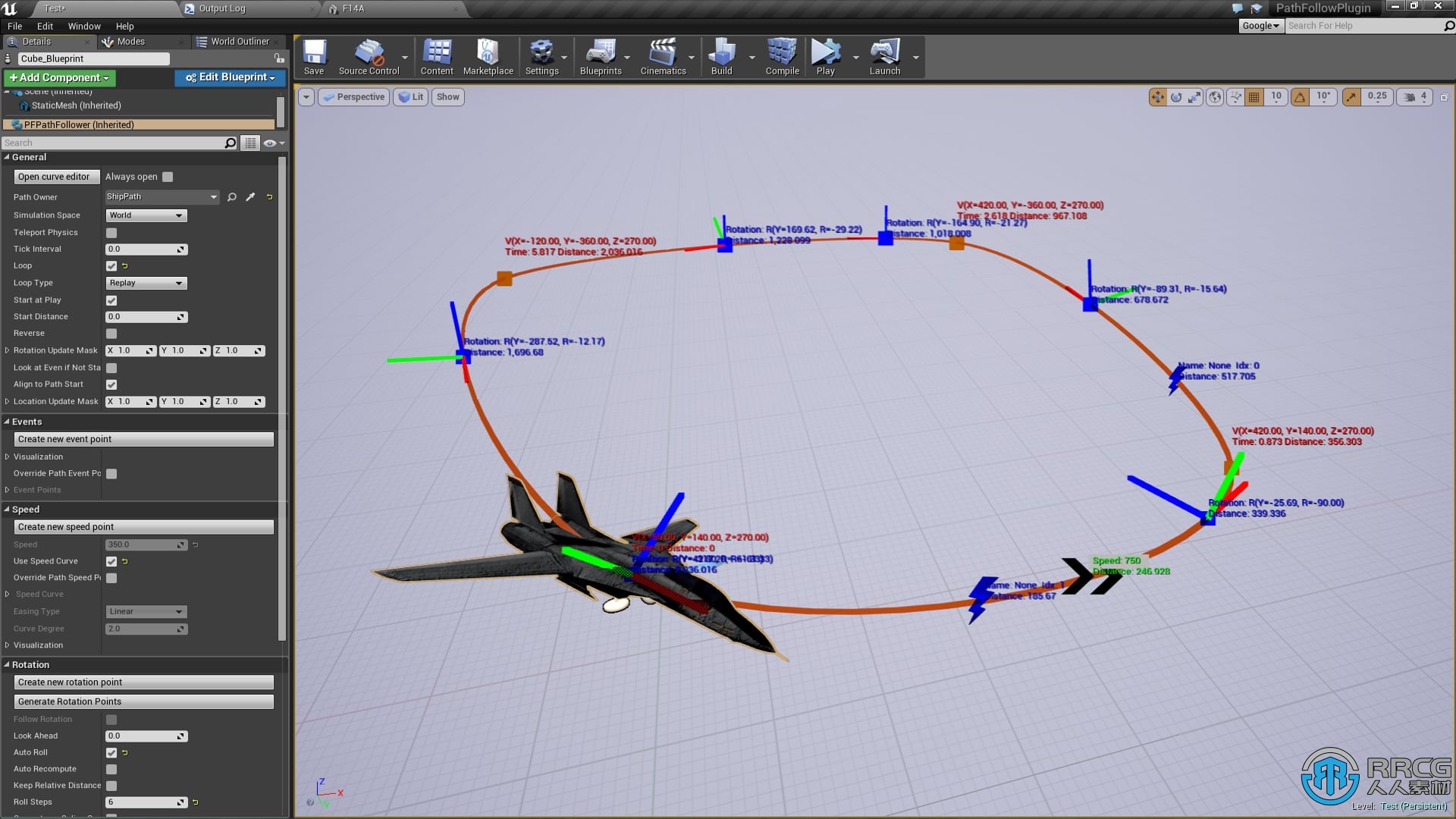 Path Follow摄像机路径跟踪Unreal Engine游戏素材资源