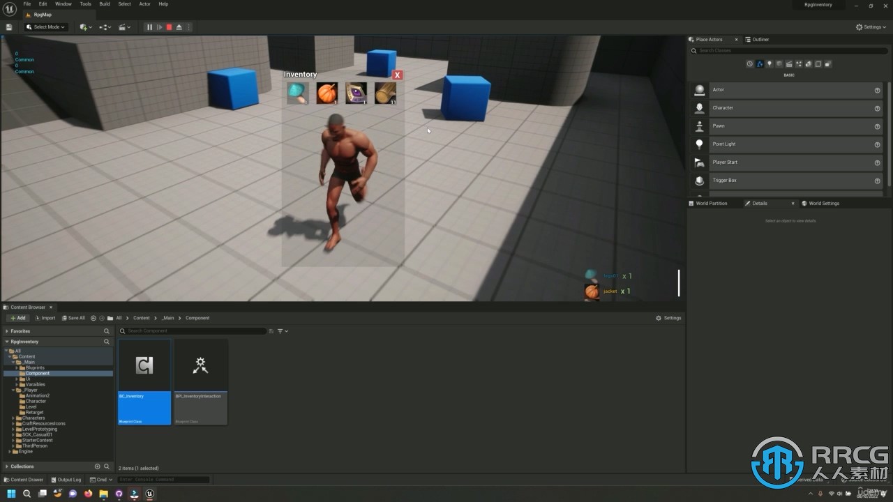 UE5虚幻引擎中RPG库存系统制作视频教程