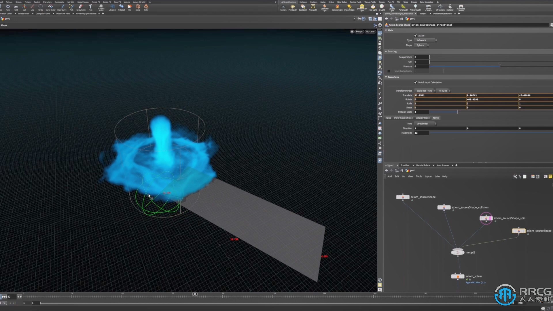 顽皮狗Matt Puchala发布了用于Houdini的Axiom 3.0版 模拟烟雾和火焰流体求解器