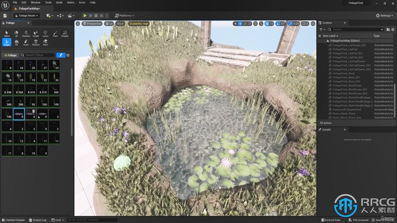 Blender与UE5制作3D植物和植被大师级视频教程