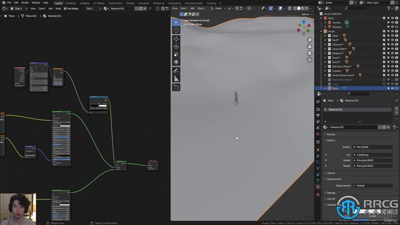 Blender 3A级游戏3D环境动画场景完整制作流程视频教程