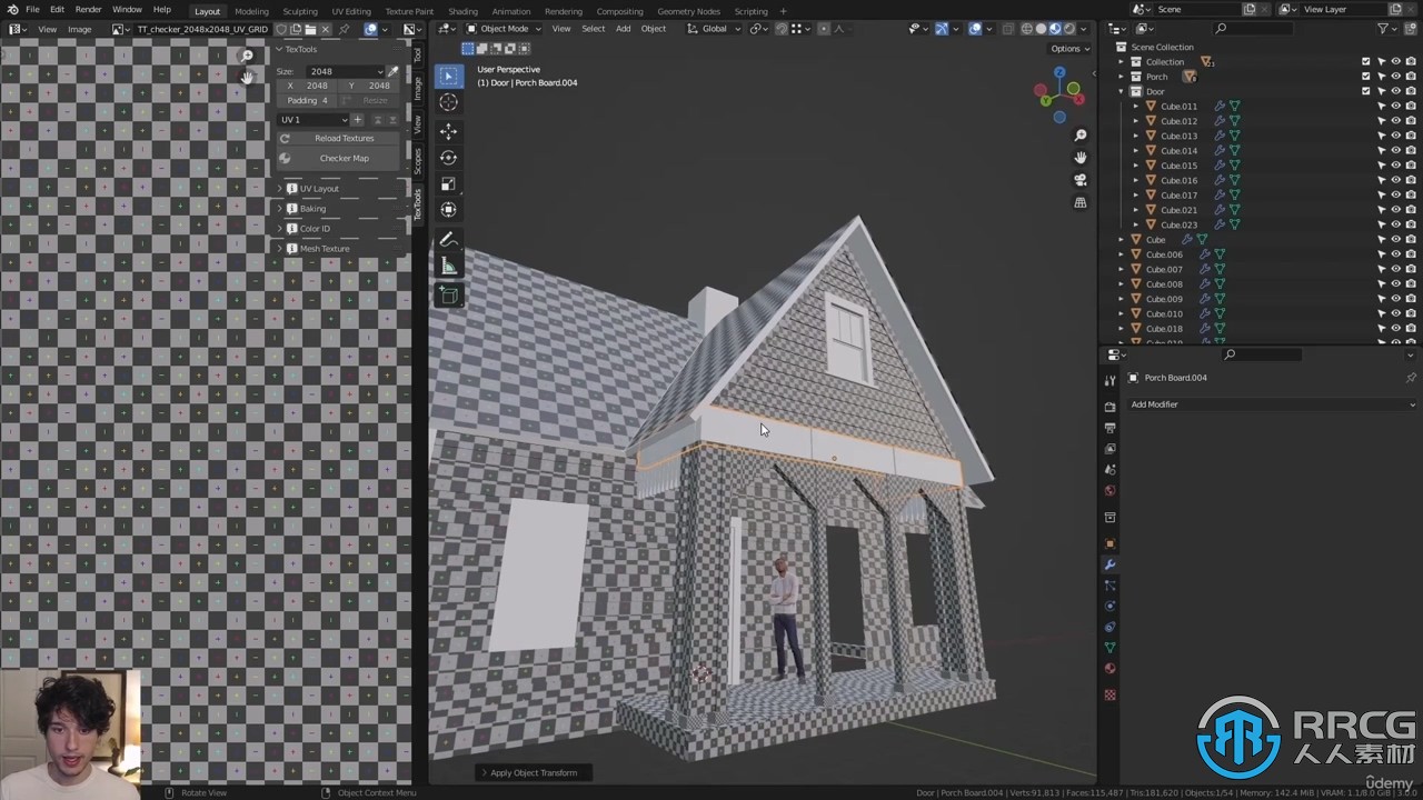 Blender 3A级游戏3D环境动画场景完整制作流程视频教程