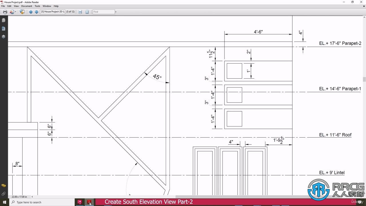 AutoCAD 2D3D智能房屋外观与室内设计训练视频教程