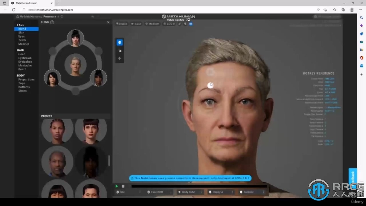 UE5.1中Metahumans制作逼真影视级CG动画训练视频教程