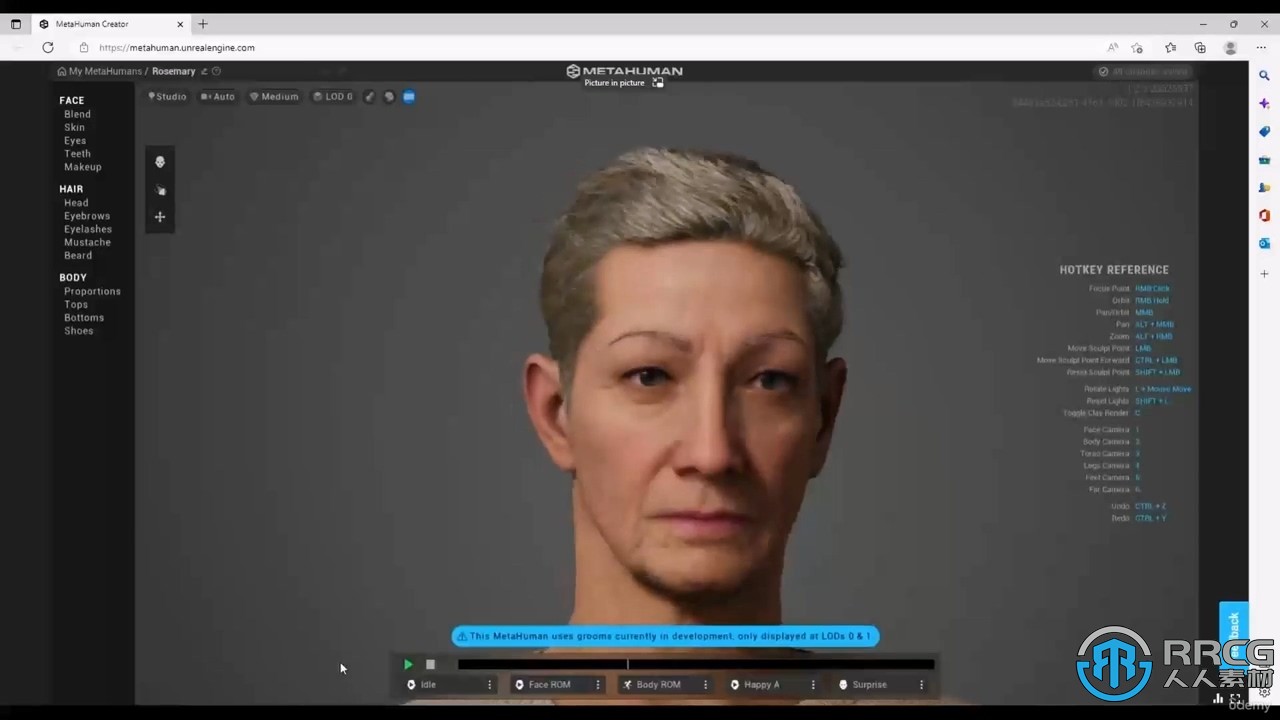 UE5.1中Metahumans制作逼真影视级CG动画训练视频教程