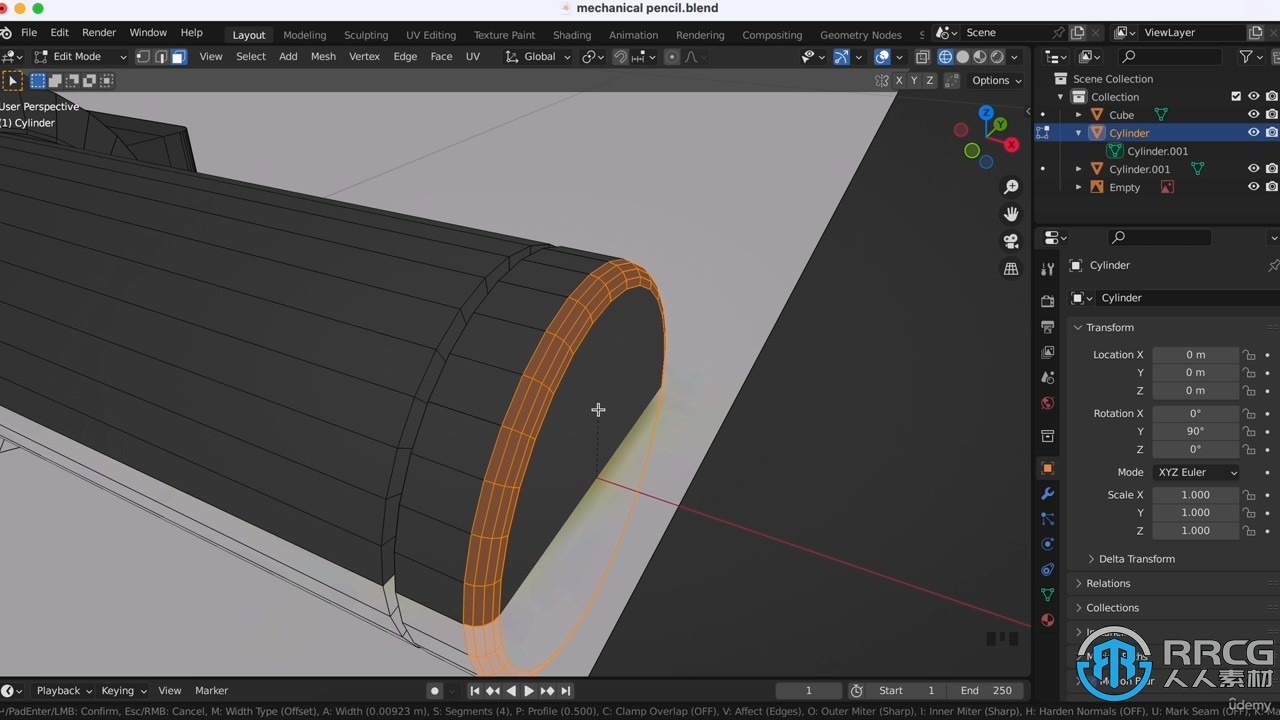 Blender初学者3D建模完整工作流程视频教程