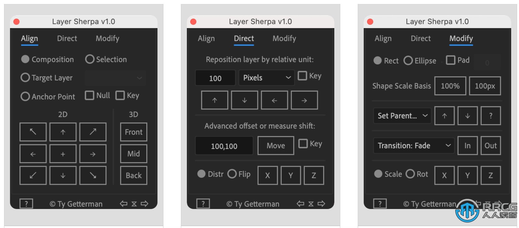 Layer Sherpa功能高效增强AE脚本V1.0版