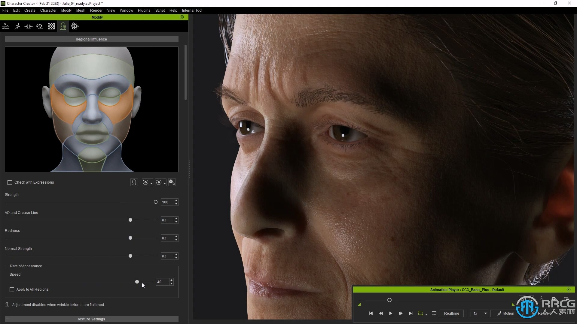 Reallusion发布了Character Creator 4.2版 新增动态皱纹系统