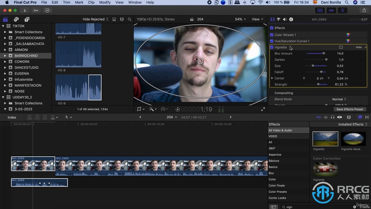 Final Cut Pro X视频编辑高效技巧视频教程