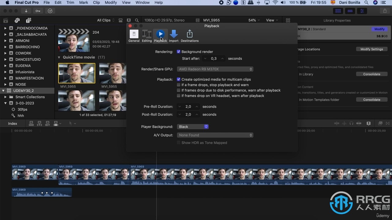 Final Cut Pro X视频编辑高效技巧视频教程