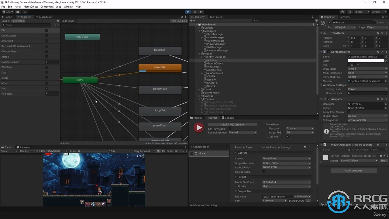 Unity中创建一个RPG游戏终极指南视频教程