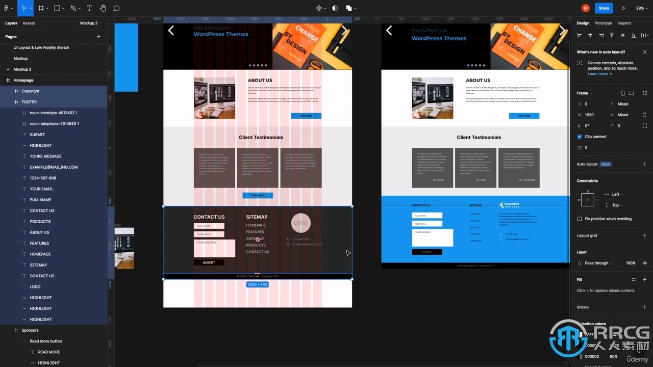 Figma用户界面与体验UI UX设计从入门到专家视频教程