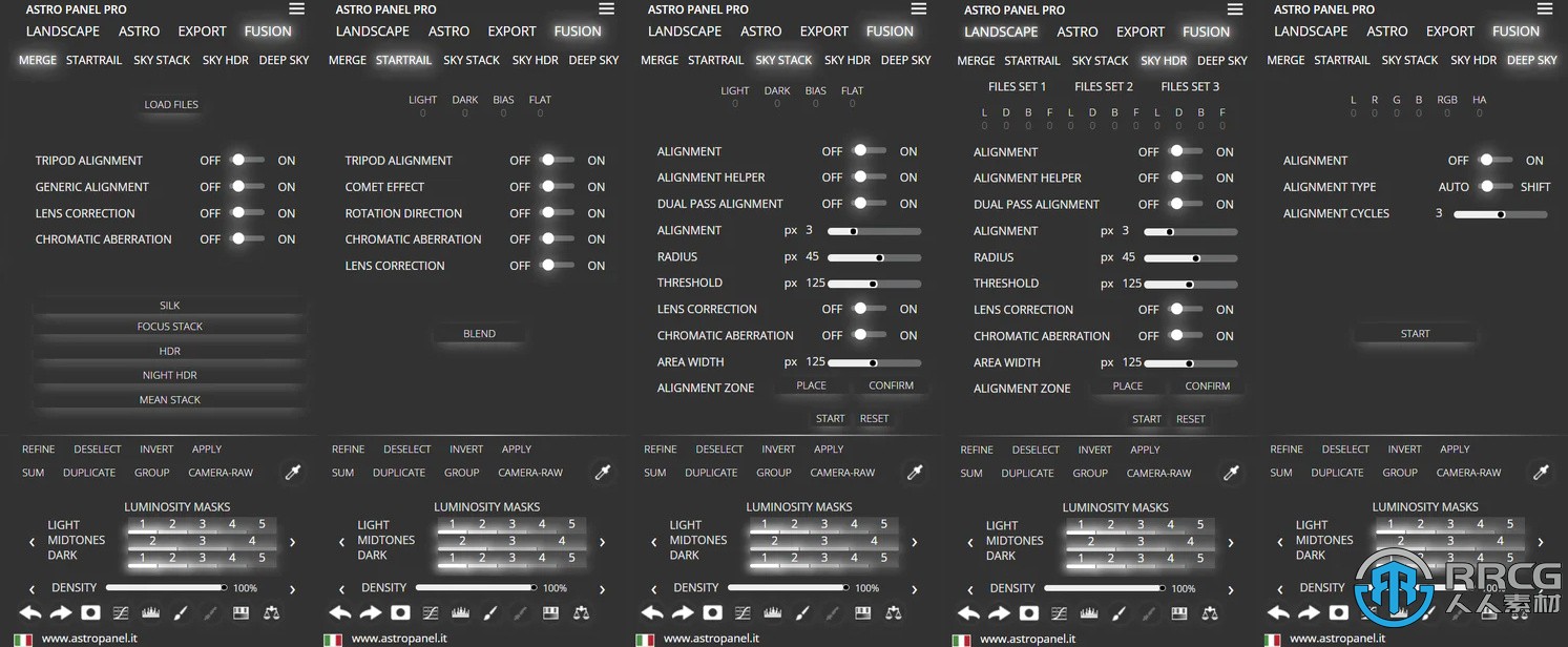 Astro Panel Pro强大天空银河夜景特效PS插件V6.0.2版