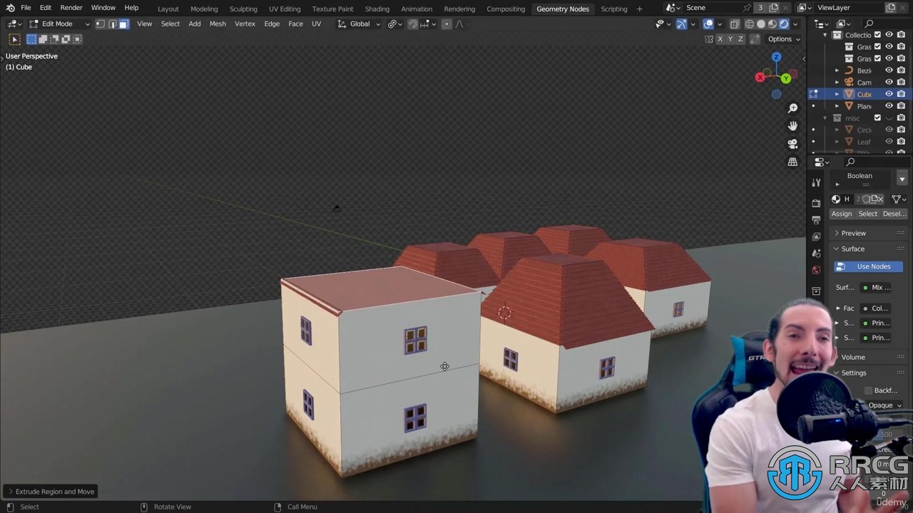 Blender 3D几何节点终极指南视频教程