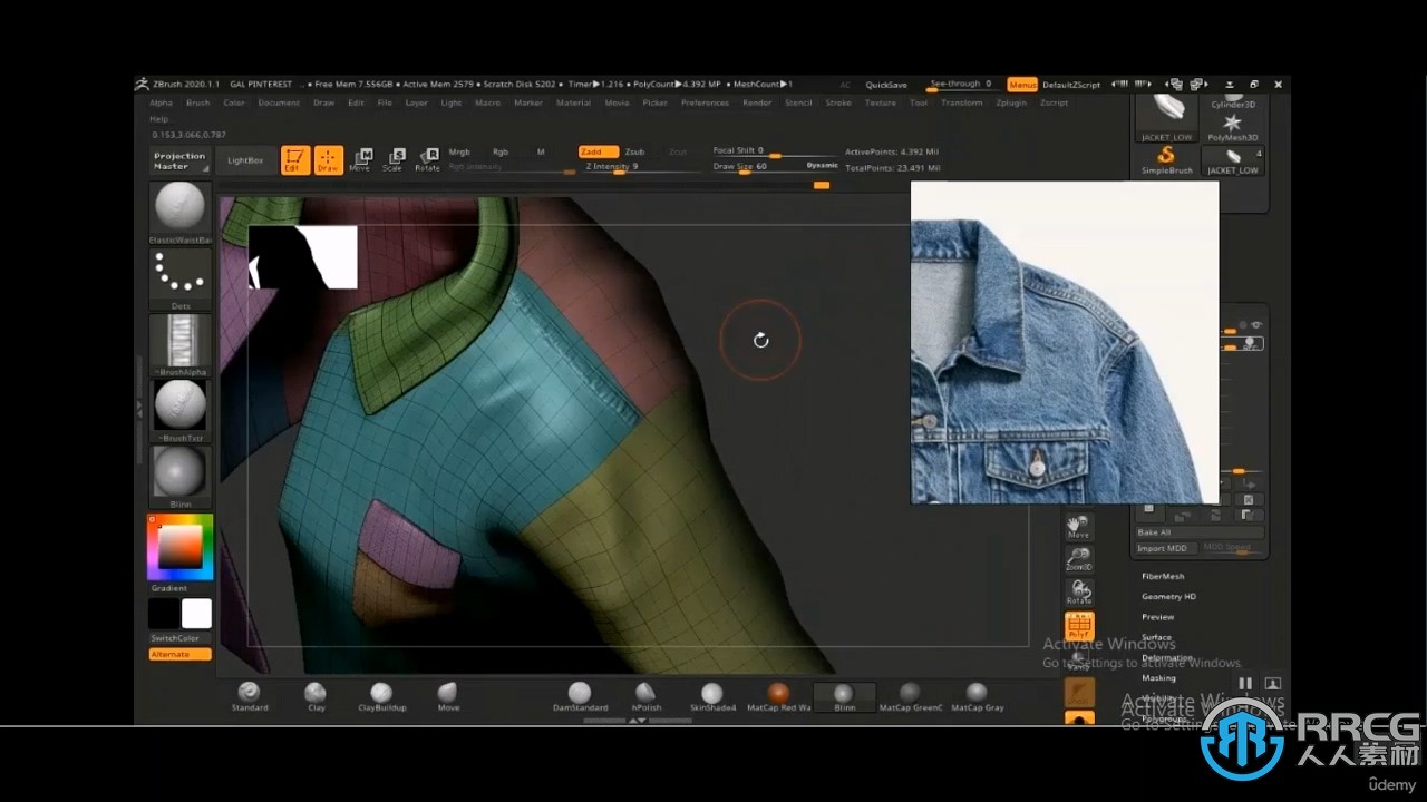 ZBrush逼真3D女性面孔雕刻建模渲染制作视频教程