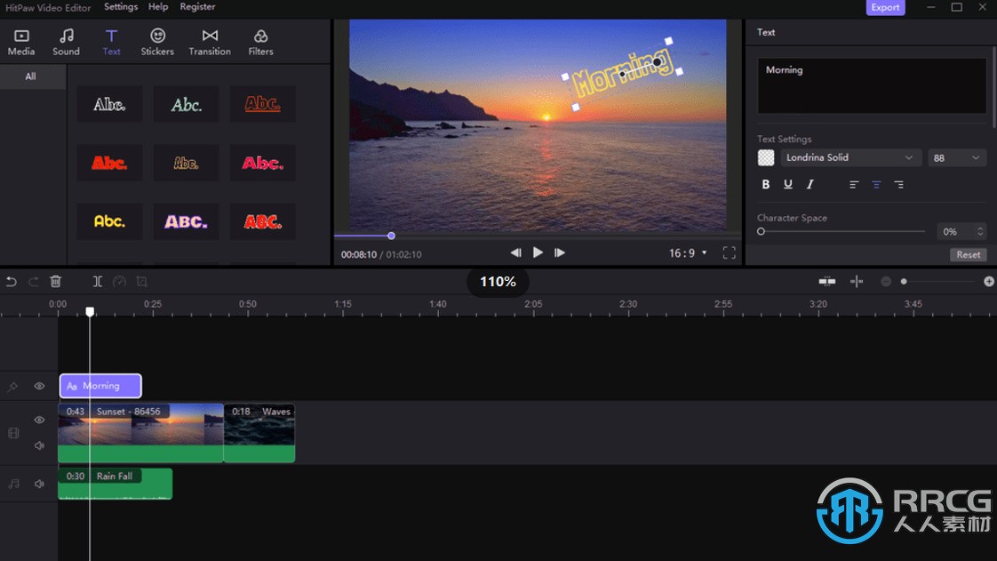 HitPaw Video Editor视频编辑处理软件V1.7.0.15版