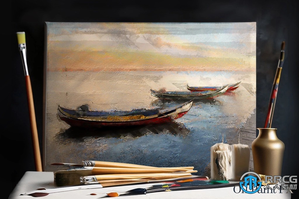 Oil Paint FX油画风格艺术绘画特效PS插件