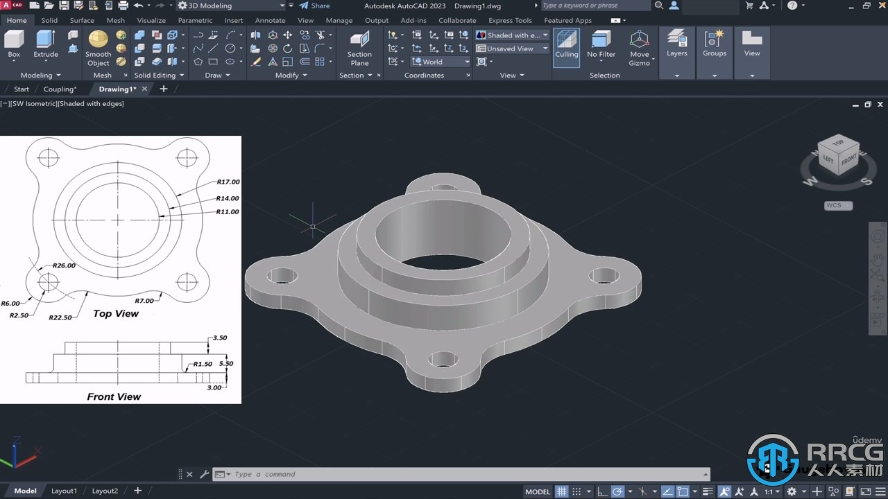 【中文字幕】AutoCAD 2023从入门到精通核心技术训练视频教程