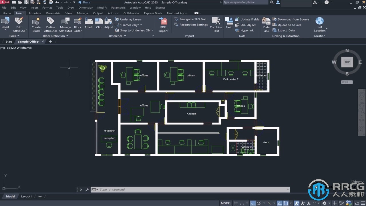 【中文字幕】AutoCAD 2023从入门到精通核心技术训练视频教程