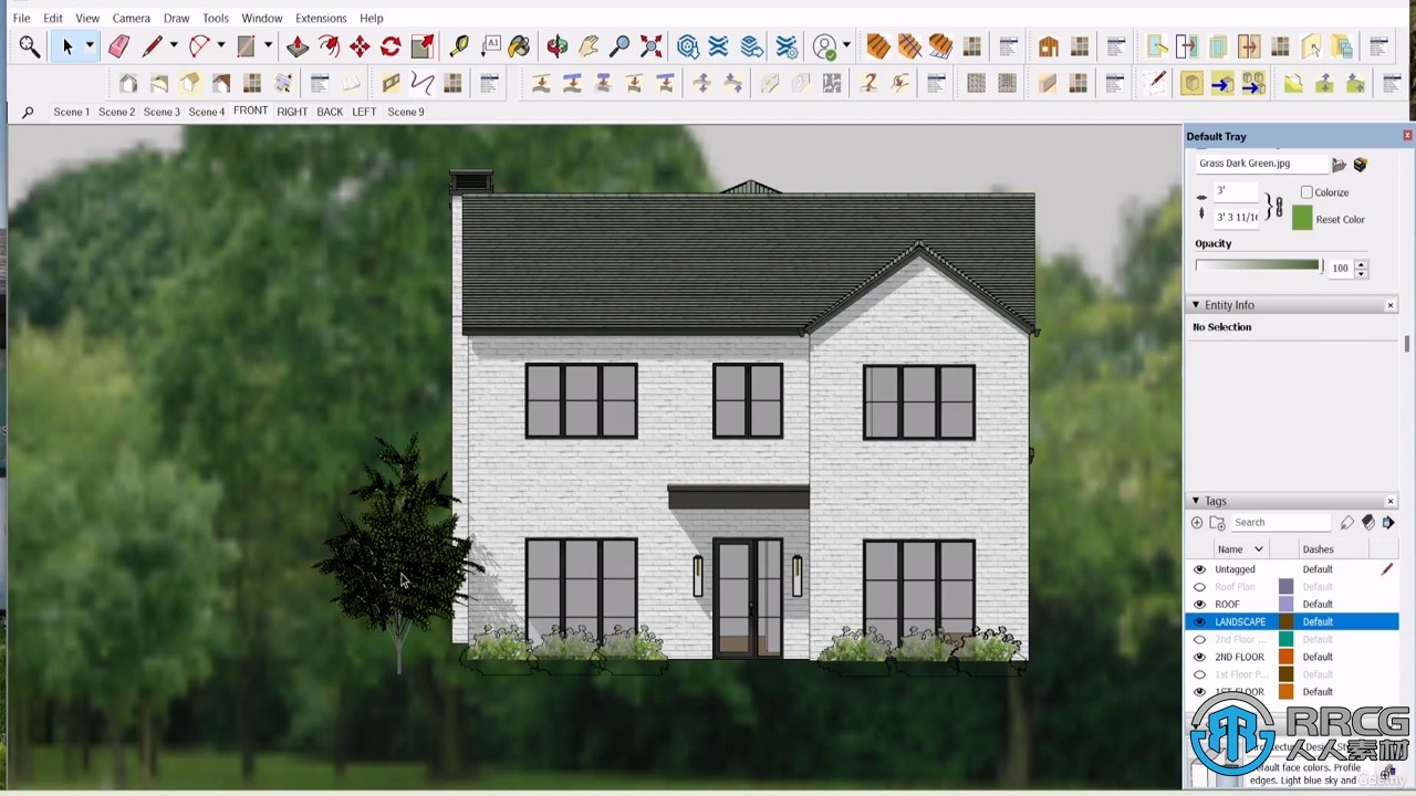 SketchUp房屋建造建筑师基础技能训练视频教程