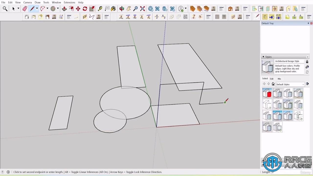 SketchUp房屋建造建筑师基础技能训练视频教程