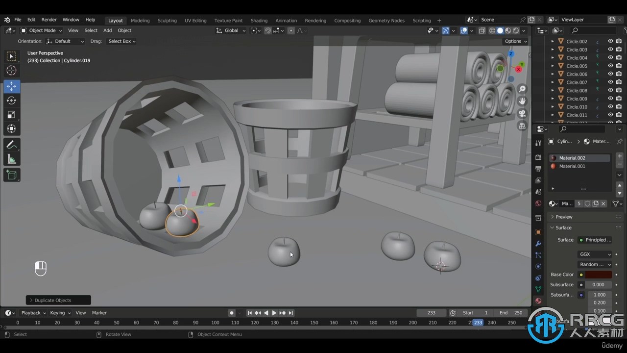 Blender卡通迷你等距厨房房间实例制作视频教程