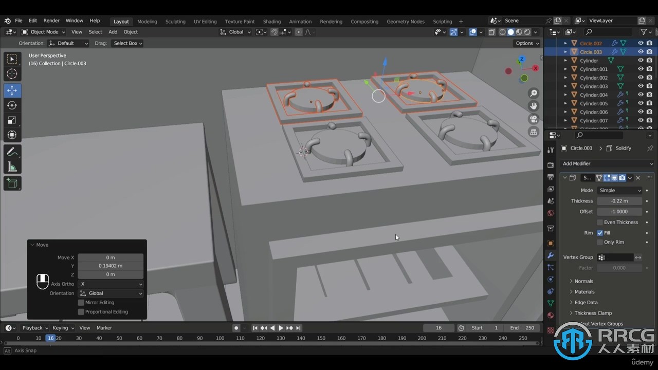 Blender卡通迷你等距厨房房间实例制作视频教程